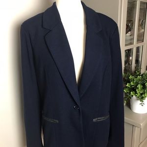 41 Hawthorn Blue Blazer w/ Elbow Patches Sz XL
